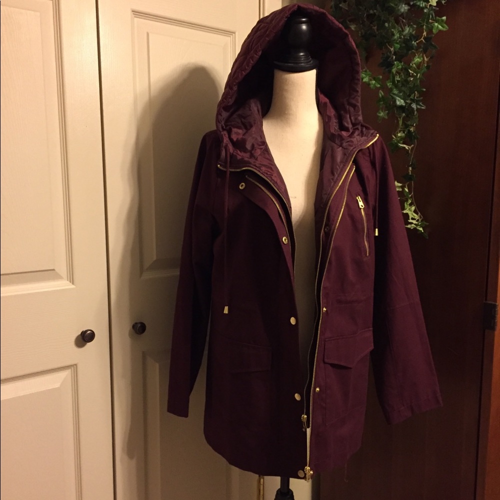Love Tree hooded coat size large - Picture 1 of 8